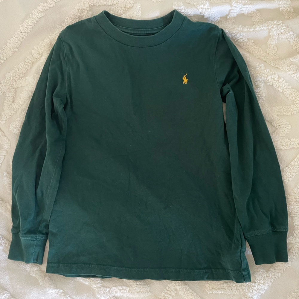 Polo by Ralph Lauren Green Crew Neck Shirt